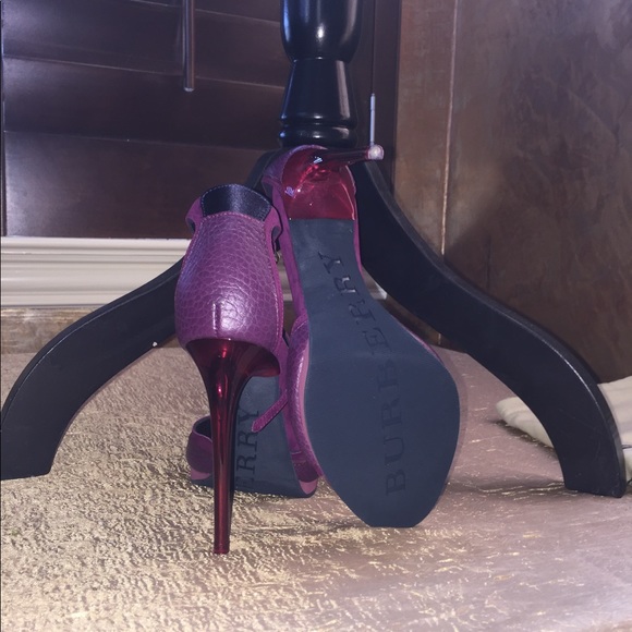 BURBERRY Larkspur platform sandal - Picture 6 of 8